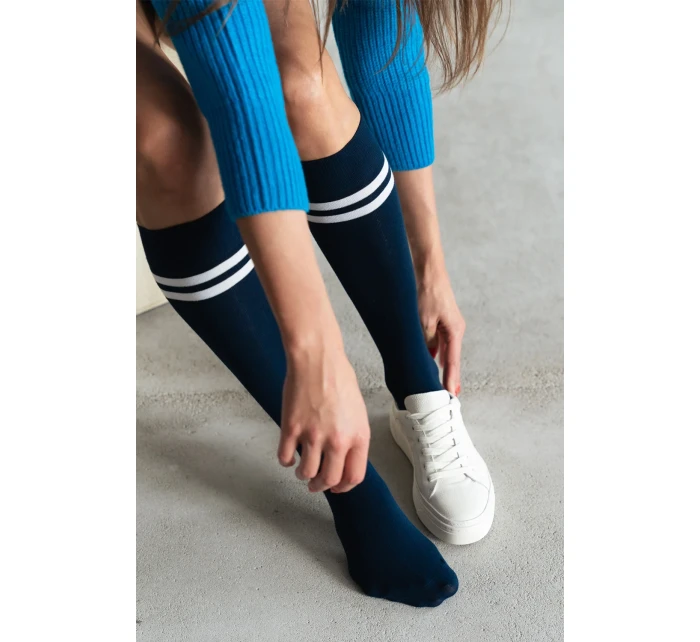 Steven 072 bavlna s pruhy barva:tmavě modrá