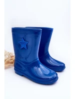 Dětské gumové holínky modré Malvi