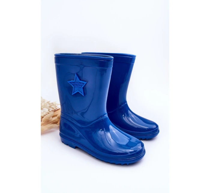 Dětské gumové holínky modré Malvi