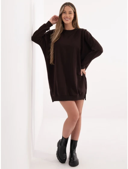 Sukienka RV SK model 21801814 ciemny brązowy - FPrice