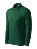 Pique Polo LS polokošile pánská dark green