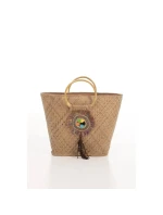 Plážová taška B0052 bambusová podšitá - Selmark Plážová taška B0052 bambusová podšitá - Selmark