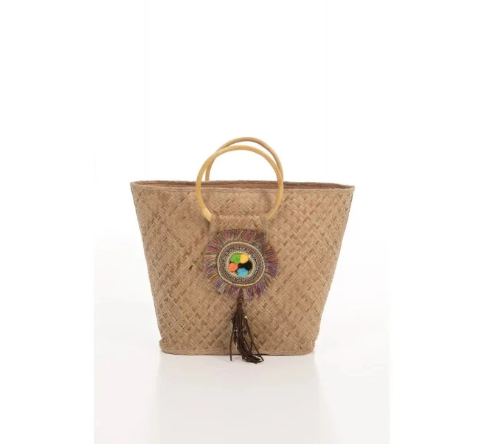 Plážová taška B0052 bambusová podšitá - Selmark Plážová taška B0052 bambusová podšitá - Selmark