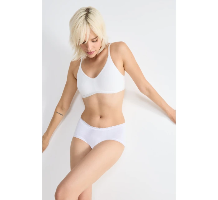 SLOGGI 24/7 BAVLNĚNÉ KRAJKOVÉ MIDI KALHOTY