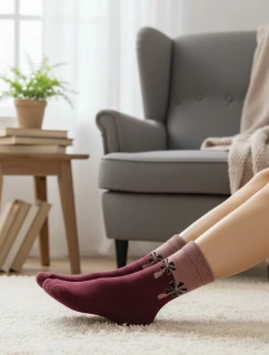 003 Dámské ponožky Angora model 21393568 3542 - WiK