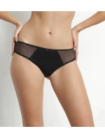 Dámské kalhotky z bio bavlny DIM GENEROUS COTTON BIO SLIP - DIM - černá