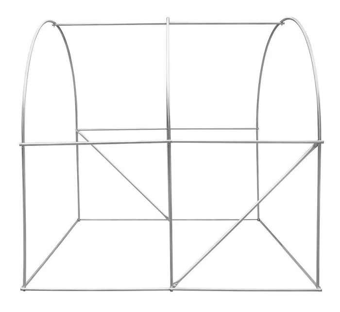 ZAHRADNÍ TUNEL 200x200x200 cm PE KONSTRUKCE ZELENÁ OCEL