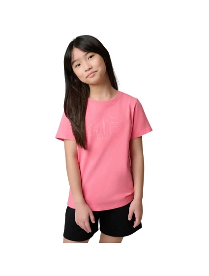 Dívčí tričko 4F F3004 růžové 4FJWSS26TTSHF3004 54S