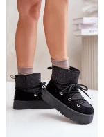 Sněhule S Na Platformě Černé model 21676673 - Boto Sněhule S Na Platformě Černé model 21676673 - Boto