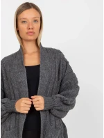 Dámský svetr LC SW model 17650084 tmavě šedý - FPrice Dámský svetr LC SW model 17650084 tmavě šedý - FPrice