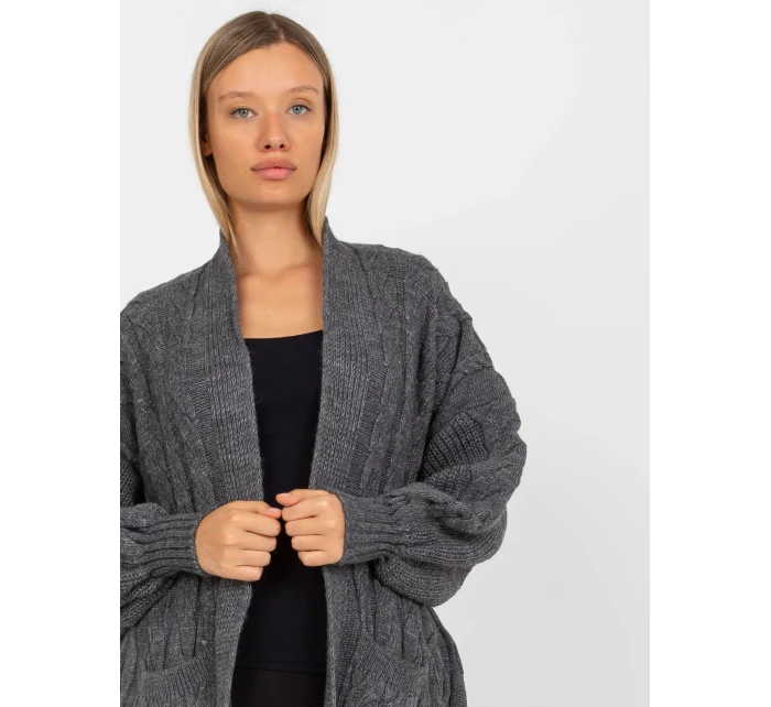 Dámský svetr LC SW model 17650084 tmavě šedý - FPrice Dámský svetr LC SW model 17650084 tmavě šedý - FPrice