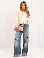 Sweter PM SW SF502.29 jasny beżowy Sweter PM SW SF502.29 jasny beżowy