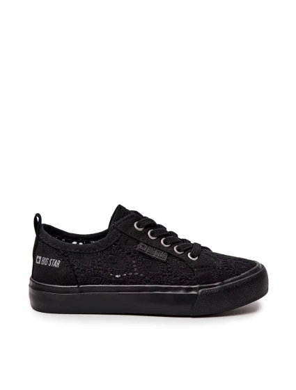 Openwork Sneakers Big Star JJ374011 Black Openwork Sneakers Big Star JJ374011 Black