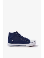 Dámské vysoké tenisky Big Star – tmavě modré Dámské vysoké tenisky Big Star – tmavě modré