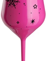 ZIMĚNKA - růžová nerozbitná sklenice na víno 470 ml
