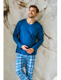 3477 PÁNSKÉ DLOUHÉ PYŽAMO MARK 5XL-6XL