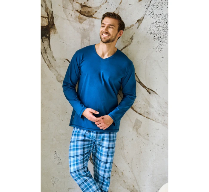 3477 PÁNSKÉ DLOUHÉ PYŽAMO MARK 5XL-6XL