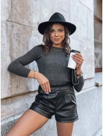 AURINA dámský svetr tmavě šedý FashionStreet MY1394 AURINA dámský svetr tmavě šedý FashionStreet MY1394