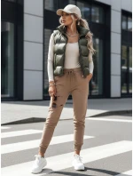 Dámská prošívaná vesta WILLOW green FashionStreet TY3799