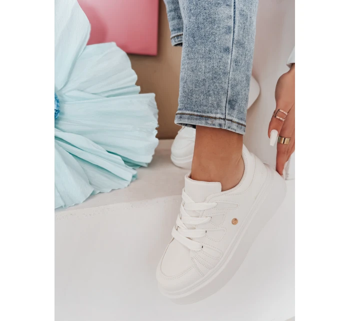 Dámské tenisky na platformě UPLEFT white FashionStreet ZY0740