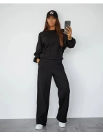 Černý dámský komplet s  mikina a kalhoty model 21470472 - Moon
