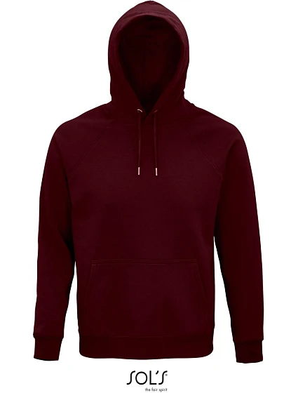 SOL'S Stellar Unisex raglánová mikina s kapucí z bio bavlny 25.3568 burgundy SOL'S Stellar Unisex raglánová mikina s kapucí z bio bavlny 25.3568 burgundy