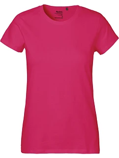 Neutral O 80001 Dámské tričko z těžké bio bavlny 77.8001 pink