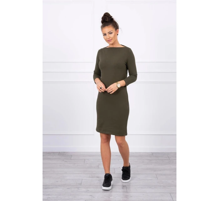 Klasické khaki šaty Klasické khaki šaty