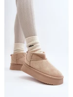 Dámské Sněhule Na Podrážce Beige model 21645981 - Boto Dámské Sněhule Na Podrážce Beige model 21645981 - Boto