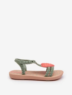 Dětské sandálky se srdcem model 21658598 My First Baby zelené - Ipanema