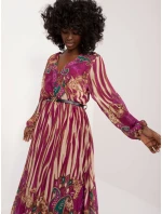 Sukienka DHJ SK  fioletowy model 21271991 - FPrice