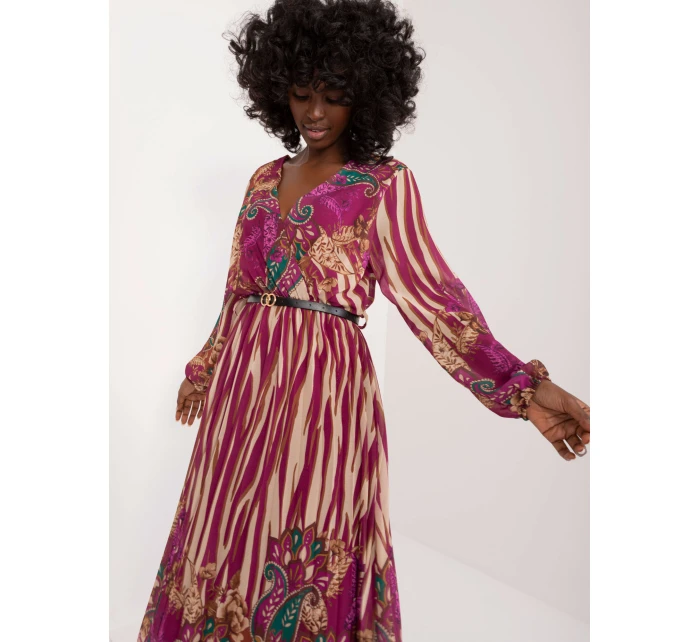 Sukienka DHJ SK  fioletowy model 21271991 - FPrice