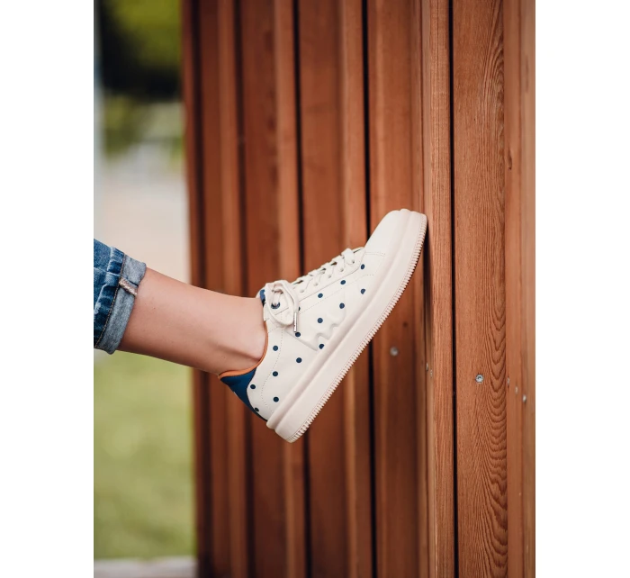 Dámská obuv Vuch Lucky Dots Off White