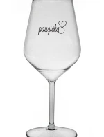 PAUZIČKA - čirá nerozbitná sklenice na víno 470 ml