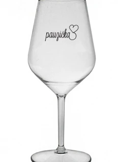 PAUZIČKA - čirá nerozbitná sklenice na víno 470 ml