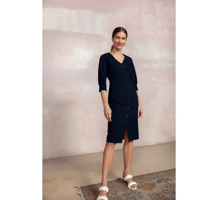 Šaty S295 tmavě modré - Stylove