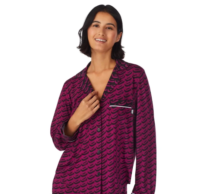 Dámské pyžamo model 18982912 501 fialová vzor - DKNY