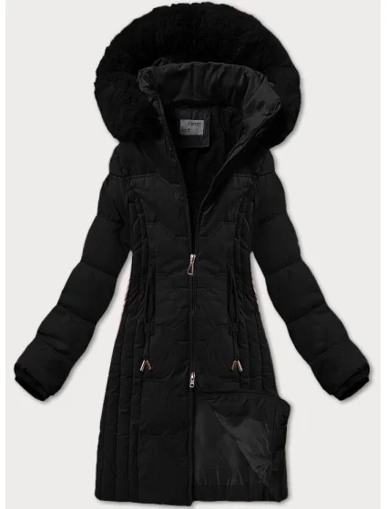 Černá zimní bunda s odepínací kapucí S'west (R8199-1)