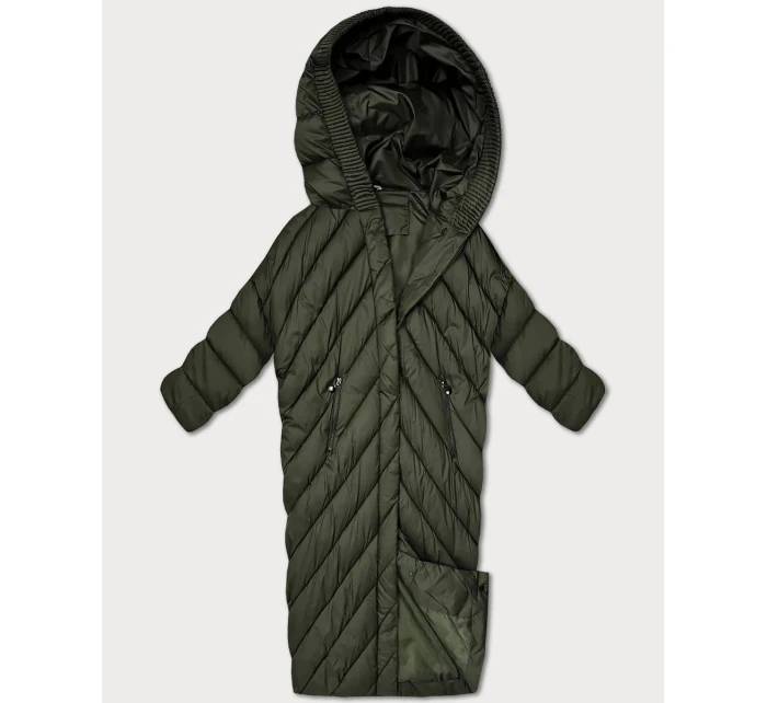 Zimní bunda netopýřího typu v barvě khaki Minority (P3-6026-22)