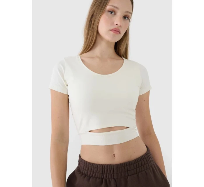 Dámské hladké tričko model 21436840 - 4F