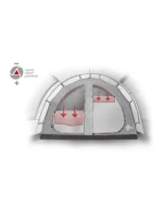 Stan High Peak Paxos 4 šedozelený 11508