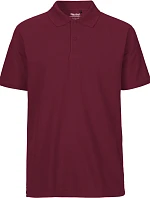 Neutral O 20080 Pánské piqué polo z bio bavlny 77.2080 bordeaux