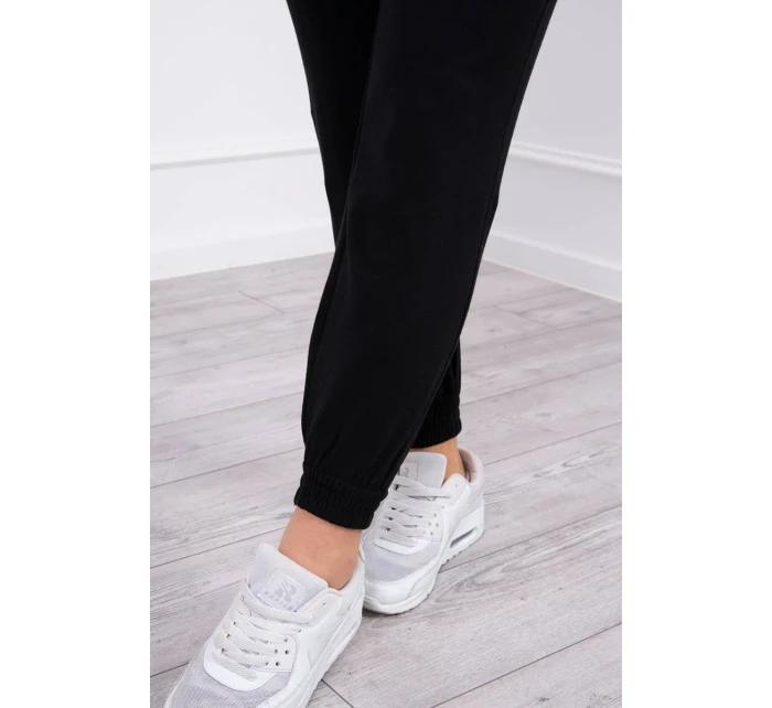 Souprava mikiny s kapucí černá