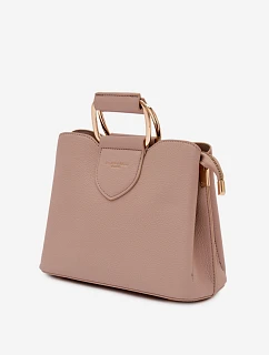 Malá kabelka z eko kůže tmavě béžová model 22111488 - Flora&Co