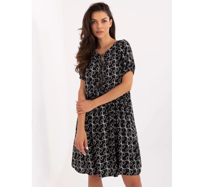 Šaty D73771M30466A černé Šaty D73771M30466A černé