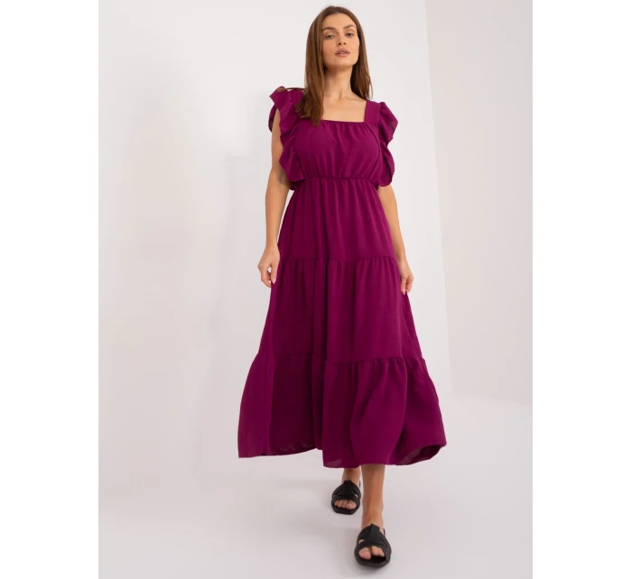 Sukienka DHJ SK model 19905108 ciemny fioletowy - FPrice