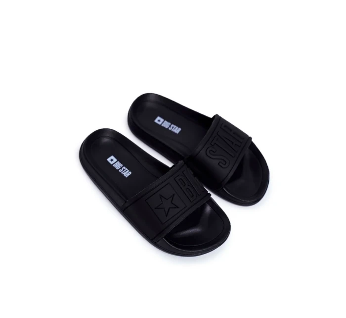 Dětské módní pantofle Big Star - černé Dětské módní pantofle Big Star - černé