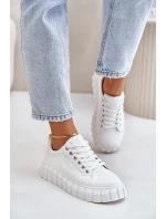 Zateplené Dámské Tenisky Big Star Bílé Zateplené Dámské Tenisky Big Star Bílé