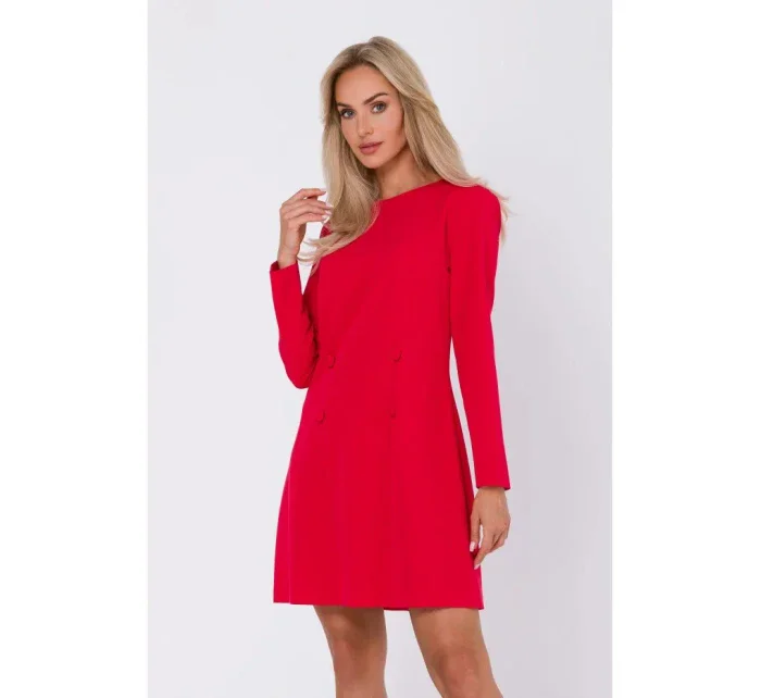 Dámské šaty model 20507422 Červená - Moe Dámské šaty model 20507422 Červená - Moe