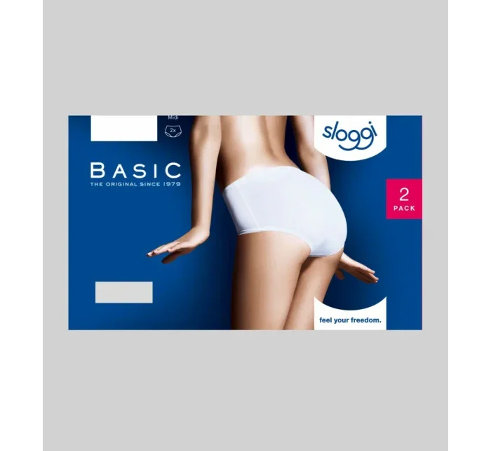 Kalhotky Sloggi Basic+ Midi 2P Kalhotky Sloggi Basic+ Midi 2P